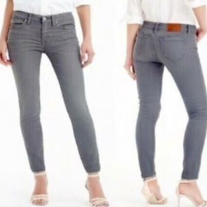 J.Crew Gray Dove Toothpick Jeans 28T